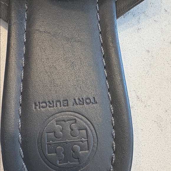 Tory Burch Navy Miller Sandals, Sz 8.5 - Picture 5 of 5